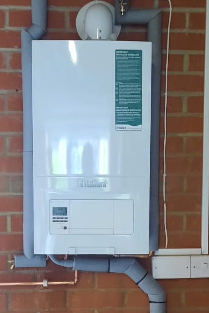 Recently installed Vaillant system boiler in Hertfordshire by Tom and the TDP team
