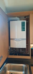 Vaillant system boiler installed by the TDP team in Hertfordshire